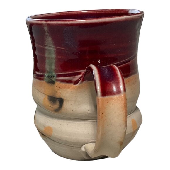 Handcrafted Ceramic Mug With Vibrant Glaze - Picture 4 of 9